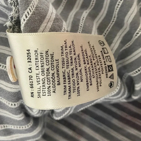 Anthropologie Mave Betty oversized Fit Button down short sleeve size XS-S - Picture 6 of 8